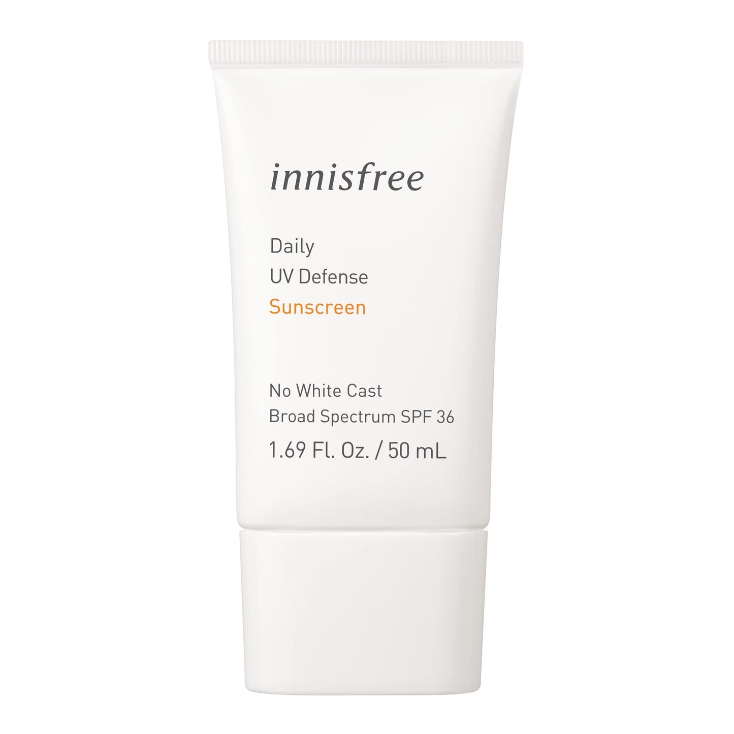 innisfree Daily UV Defense Sunscreen Broad Spectrum SPF 36 Face Lotion, 1.69 Fl Oz (Pack of 1)