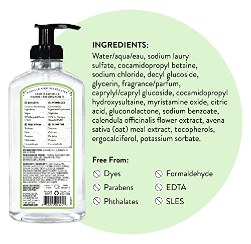 JR Watkins Gel Hand Soap, Aloe & Green Tea, 3 Pack, Scented Liquid Hand Wash for Bathroom or? Kitchen, USA Made and Cruelty Free, 11 fl oz