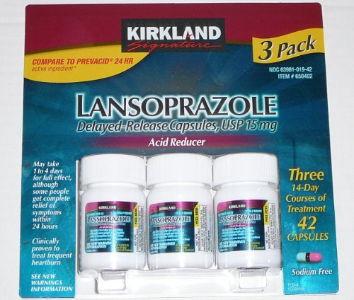 Kirkland Signature Lansoprazole 3 Pack