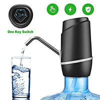 5 Gallon Electric Drinking Portable Water Dispenser, Universal USB Charging Water Bottle Pump For 2-5 Gallon With 2 Silicone