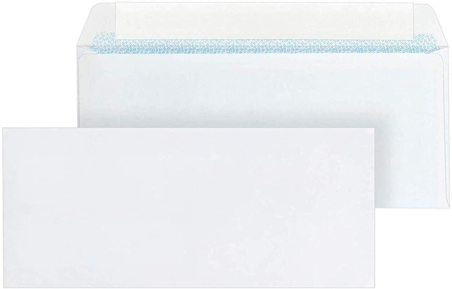 Mead #10 Envelopes, Security Printed Lining for Privacy, Press-It Seal-It Self Adhesive Closure, All-Purpose 20-lb Paper, 4-1/8" x 9-1/2", White, 45 per Box (75026)