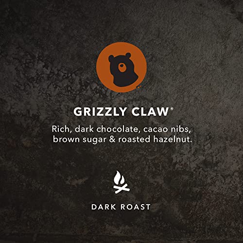 Kicking Horse Coffee, Grizzly Claw, Dark Roast, Whole Bean, 2.2 Pound - Certified Organic, Fairtrade, Kosher Coffee