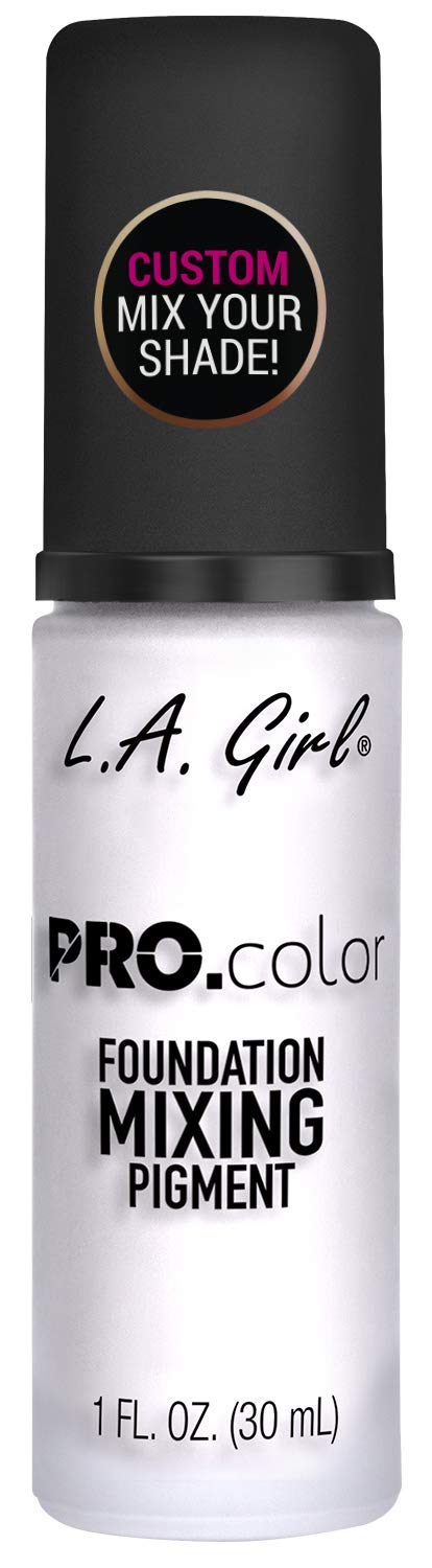 L.A. Girl Pro Matte Mixing Pigment, White, 1 Fluid Ounce