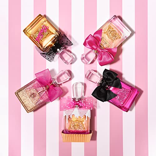 Juicy Couture, Viva La Juicy Sucre Eau De Parfum, Women's Mini Perfume with Notes of Peach, Orange Flower & Whipped Cream - Fruity & Sweet Perfume for Women, EDP Spray Travel Perfume, 0.33 Fl Oz