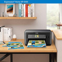 Epson Expression Home XP-5100 Wireless Color Photo Printer with Scanner & Copier, Amazon Dash Replenishment Ready