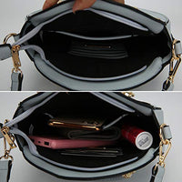 MKF Stylish Round Crossbody Bag for Women – PU Leather Wristlet Handbag – Lady Fashion Circle Messenger Purse Wine