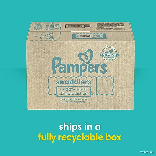 Pampers Swaddlers Diapers - Size 4, 150 Count, Ultra Soft Disposable Baby Diapers