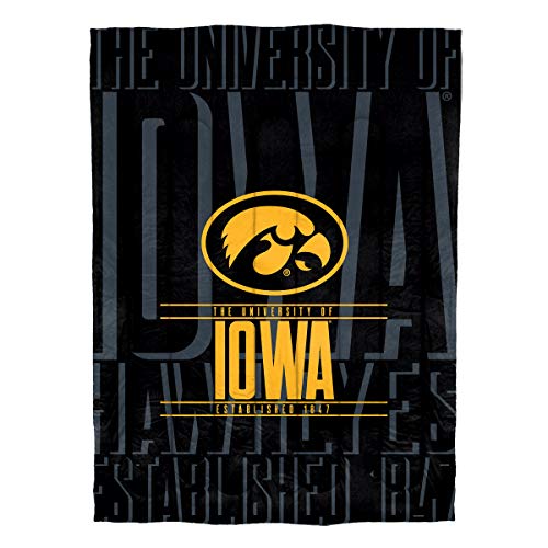 Northwest NCAA Iowa Hawkeyes Unisex-Adult Comforter and Sham Set, Full/Queen, Modern Take