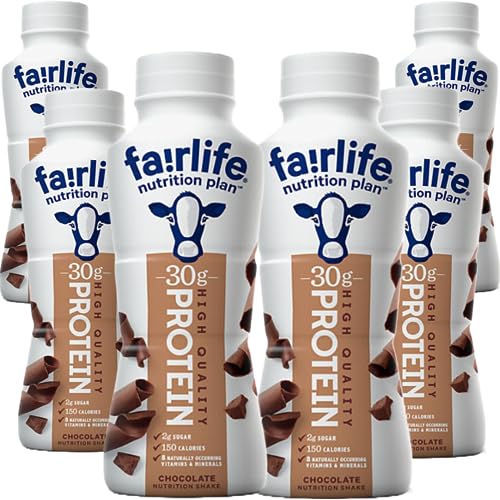 Fairlife Protein Shakes Ready to Drink |Nutrition Plan Protein Shake Chocolate with 30g of High Protein Nutrition Shake| Core Power Elite |Fair life Protein Shakes is Lactose Free,11.5 Fl Oz Each (BETRULIGHT Pack of 6)