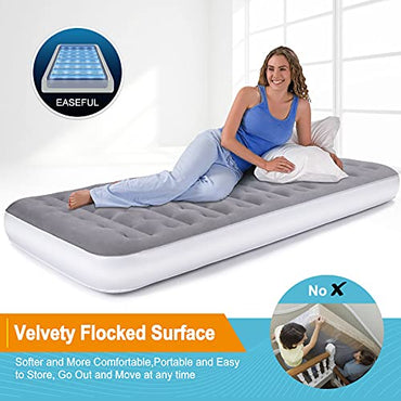 CAMULAND Air Mattress, Camping Inflatable Mattress Lightweight Inflatable Bed Air Mattress for Home, Travel, RV Tent and SUV Truck