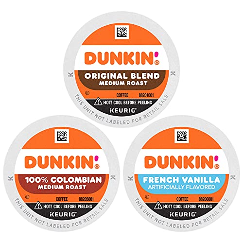 Dunkin' Best Sellers Coffee Variety Pack, 60 Keurig K-Cup Pods