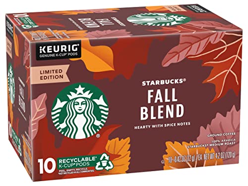Starbucks Limited Edition Coffee K-Cups, Fall Blend, 10 CT