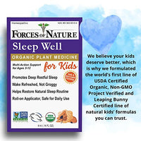 Forces of Nature – Kids Sleep Well Certified Organic (4ml), Non-GMO Verified, Natural Sleep Aid for Children, Promotes Deep, Restful Sleep, Restores Natural Sleep Routine, Homeopathic, Melatonin-Free