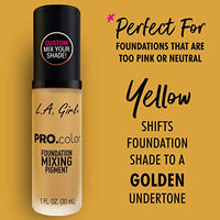 L.A. Girl Pro.matte mixing pigment GLM712, Yellow, 1 Fl Oz