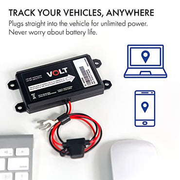 Brickhouse Livewire Volt GPS Tracking Device for Cars, 4G LTE Wired Car Tracker, Mapping, and Fleet Security - Unlock Real-Time 24/7 Vehicle Surveillance and Nice Easy Install - Subscription Required