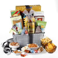 Broadway Basketeers Gourmet Food Christmas Gift Basket Snack Gifts for Women, Men, Families, College – Delivery for Holidays, Appreciation, Thank You, Corporate, Get Well Soon Care Package