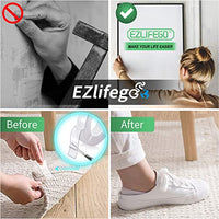 EZlifego Double Sided Tape Heavy Duty, Extra Large Nano Adhesive Tape, Clear Mounting Picture Hanging Adhesive Strips,Removable Wall Tape Sticky Poster Tape Decor Carpet Tape(9.85FT)