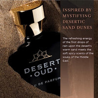 H HABIBI Desert Oud Arabian Fragrance for Men - Floral, Woody, Patchouli Cologne for Men - Warm, Sweet & Spicy Niche Eau de Parfum Men - Blended with Rare Exotic Notes