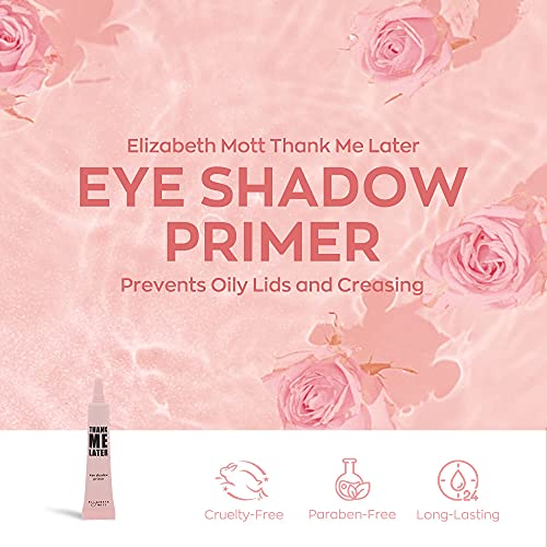 Elizabeth Mott Thank Me Later Eye Primer for Long-Lasting Power Grip Eye Makeup, Eyeshadow Base to Control Oil, Prevent Creasing for All-Day Eye Makeup Wear 10g