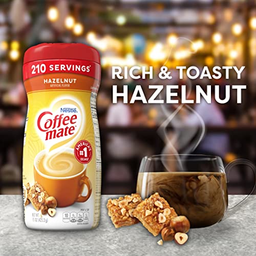 Nestle Coffee mate Creamer Liquid Singles, Hazelnut, 24 Count, Pack of 4