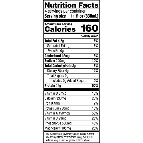 Muscle Milk Genuine Protein Shake, Chocolate, 25g Protein, 11 Fl Oz (Pack of 4)