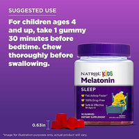 Natrol Kids Melatonin 1mg, Dietary Supplement for Restful Sleep, 90 Berry-Flavored Gummies, 90 Day Supply