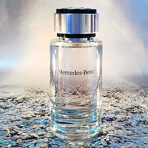 Mercedes-Benz For Men - Elegant Fragrance With Woody, Sensual Musky Notes - Mesmerize The Senses With Original Luxury Eau De Toilette Spray - Endless Day Through Night Scent Payoff - 4 OZ