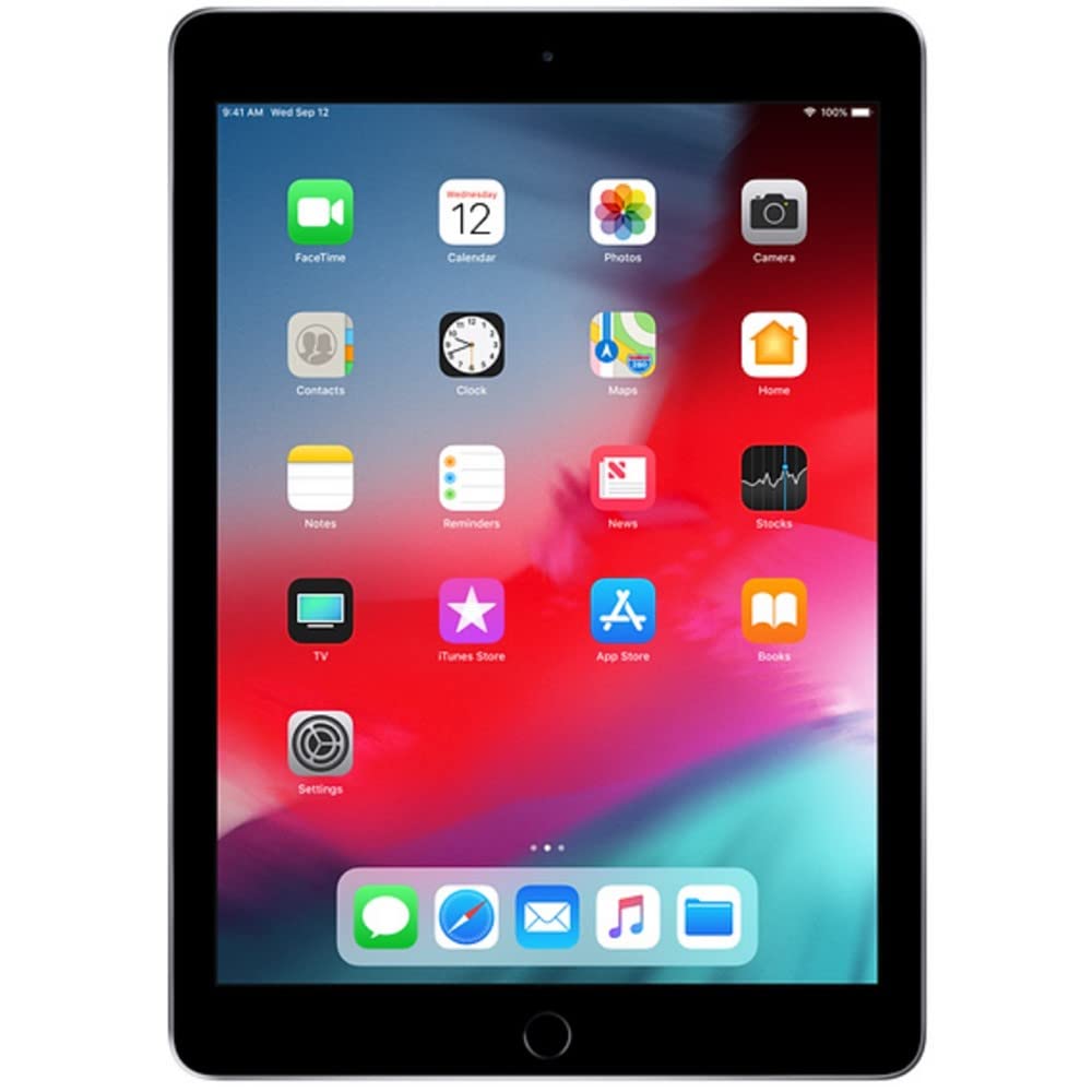 Apple iPad (2018 Model) with Wi-Fi only 32GB Apple 9.7in iPad - Space Gray (Refurbished)