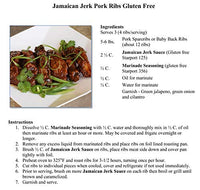 Starport Foods Jamaican Jerk Sauce - Gluten Free, Vegetarian 1 gallon, NET WT 8.7 LB, (139 OZ)