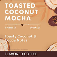Starbucks K-Cup Coffee Pods, Toasted Coconut Mocha Flavored Coffee, 100% Arabica, Naturally Flavored, Limited Edition, 10 pods