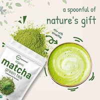 Organic Matcha Green Tea Powder, 1 Pound (16 Ounce), Culinary Grade, First Harvest Authentic Japanese Origin, 100% Pure Matcha for Smoothies, Latte and Baking, Unflavored, Non-Irradiation