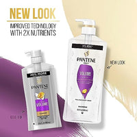 Pantene Shampoo, Conditioner and Hair Treatment Set, Volume & Body for Fine Hair, Safe for Color-Treated Hair