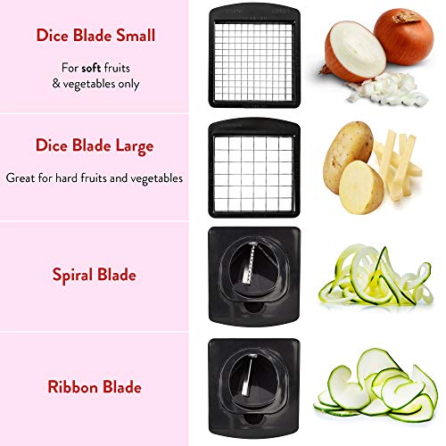 Fullstar Vegetable Chopper Spiralizer Vegetable deals Slicer Onion Chopper Set