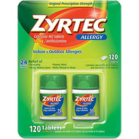 Zyrtec Tablets, 10 Mg (120 Count)