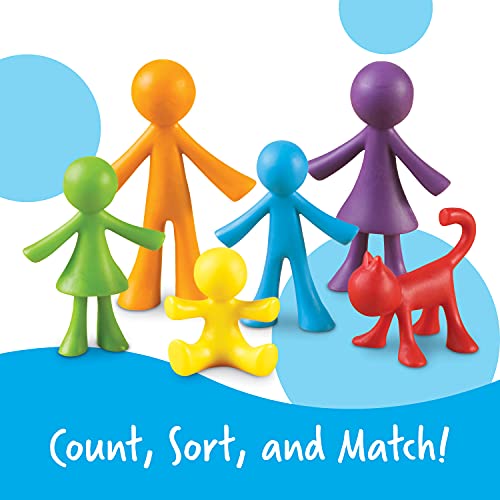 Learning Resources All About Me Family Counters, Set of 72, Ages 3+, SEL, Sensory Skills,Color Recognition