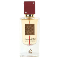 Lattafa Perfumes Ana Abiyedh Rouge for Unisex Eau de Parfum Spray, 2.0 Ounce / 60 ml