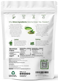 Organic Matcha Green Tea Powder, 1 Pound (16 Ounce), Culinary Grade, First Harvest Authentic Japanese Origin, 100% Pure Matcha for Smoothies, Latte and Baking, Unflavored, Non-Irradiation