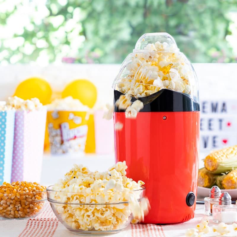 SHOP-STORY - POPCOT: Home Hot Air Pop-Corn Machine with Compact Measuring Lid and Design