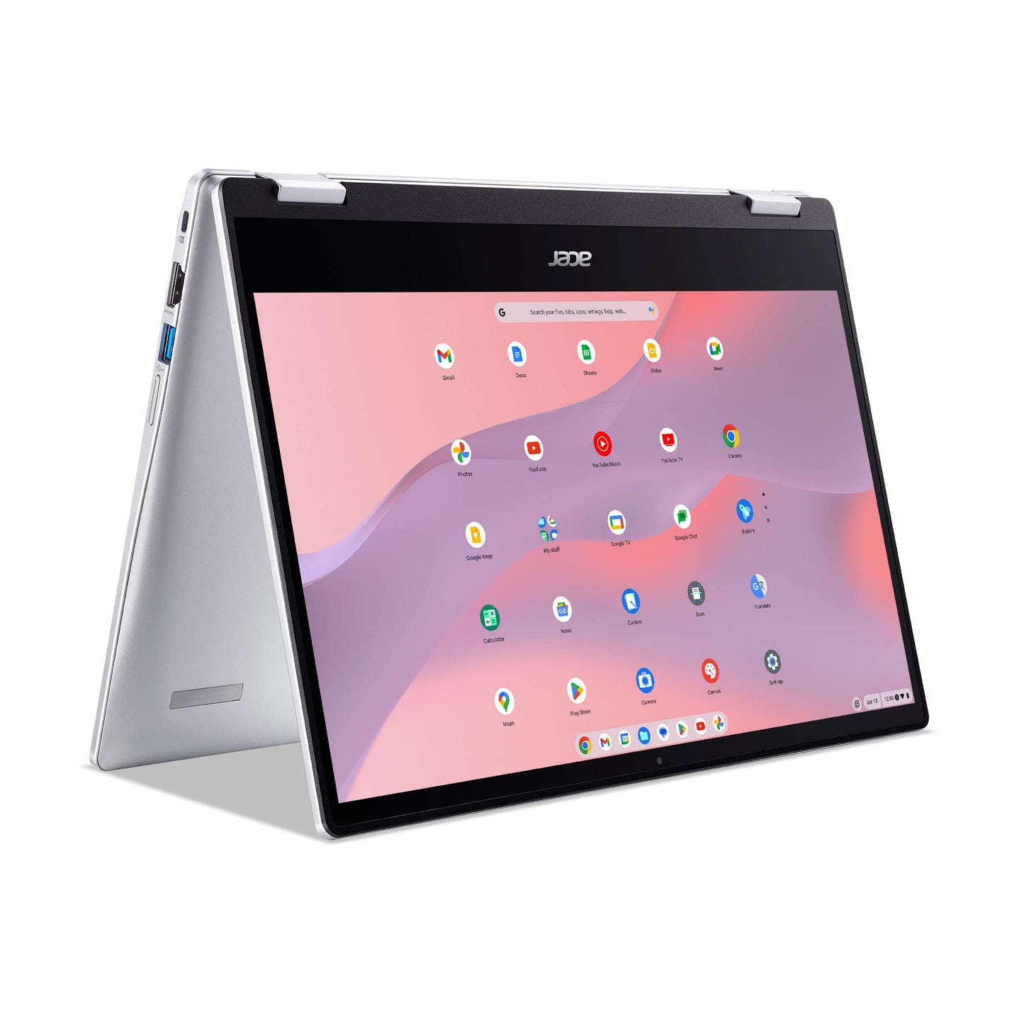 Acer Chromebook Spin 314 Convertible Laptop | Intel Pentium Silver N6000 | 14" HD Corning Gorilla Glass Touch Display | 4GB LPDDR4X | 128GB eMMC | Intel Wi-Fi 6 AX201 | Chrome OS | CP314-1H-P9G7