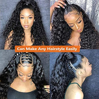 RASHINEE 360 Lace Front Wigs Human Hair Water Wave Full Lace Human Hair Wigs for Black Women Pre Plucked with Baby Hair 360 Wigs Human Hair Natural Color 20 inch