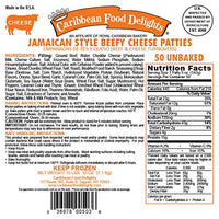Jamaican Style Patties, Unbaked (Beefy Cheese, 1 Case)