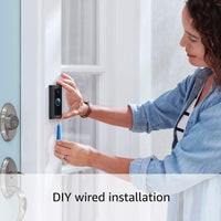 Ring Video Doorbell Wired | Use Two-Way Talk, advanced motion detection, HD camera and real-time alerts to monitor your front door (wiring required)