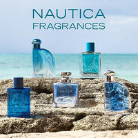 Nautica Blue Eau De Toilette for Men - Invigorating, Fresh Scent - Woody, Fruity Notes of Pineapple, Water Lily, and Sandalwood - Everyday Cologne - 3.4 Fl Oz