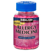 Diphenhydramine HCI 25 Mg - Kirkland Brand - Allergy Medicine and AntihistamineCompare to Active Ingredient of Benadryl® Allergy Generic - 600 Count Personal Healthcare / Health Care