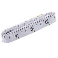 GDMINLO Soft Tape Measure Double Scale Body Sewing Flexible Ruler for Weight Loss Medical Measurement Tailor Craft Vinyl Ruler, Has Centimetre on Reverse Side 60-inch（White）