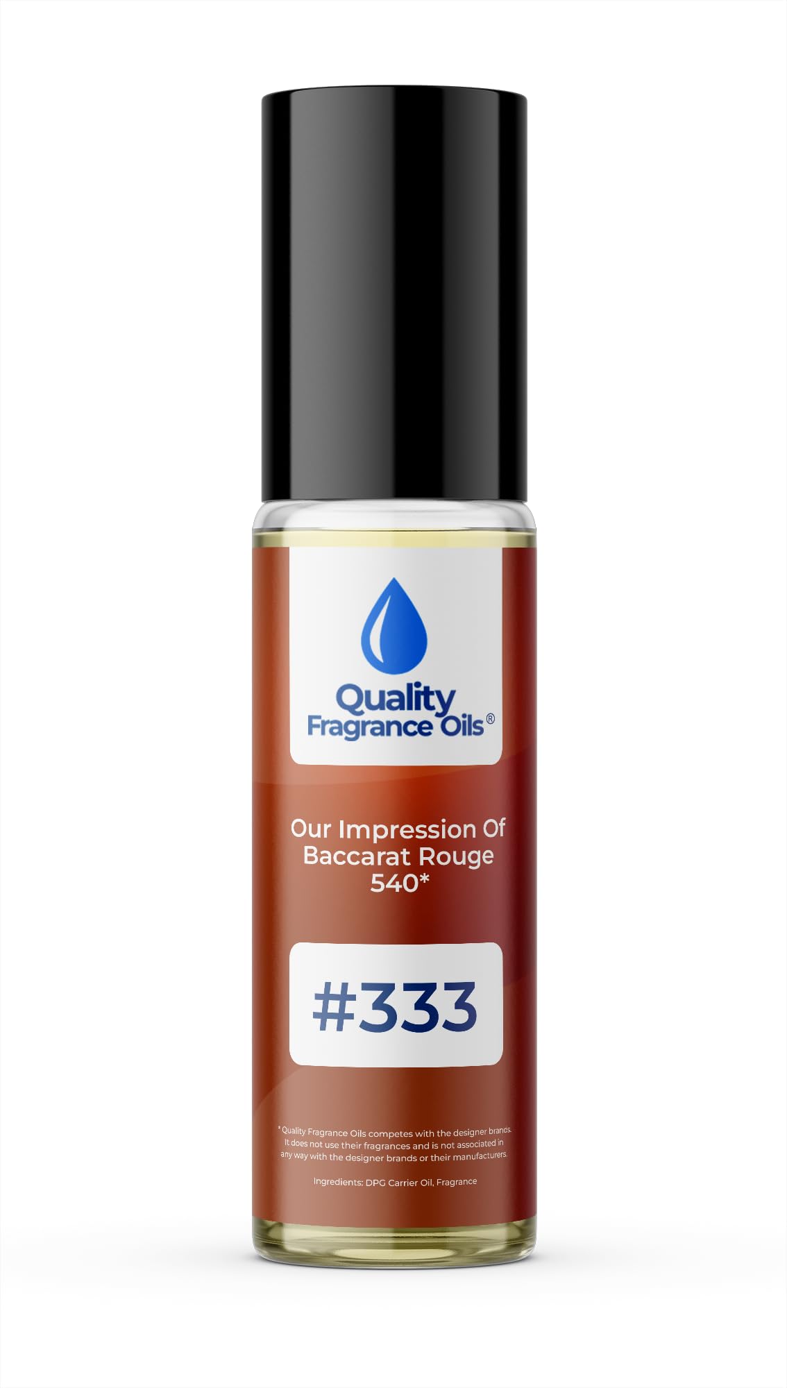 Quality Fragrance Oils' Impression #333, Inspired by Baccarat Rouge 540 (10ml Roll On)