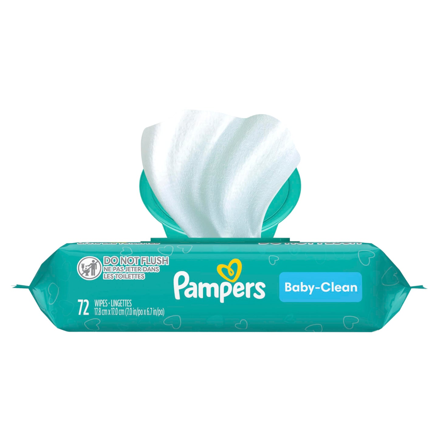 Pampers Baby Clean Wipes, Baby Fresh Scented - 72 Count