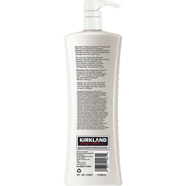 Kirkland Signature Professional Salon Formula Moisture Shampoo & Conditioner 33.8fl oz 1 litter (Two Bottles)