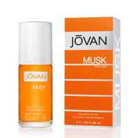 Jovan Musk Eau de Cologne Spray, Sexy Cologne for Men, Vegan Formula, 3.0oz