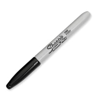 Sharpie Permanent Marker, Fine Point, Black, Pack of 5